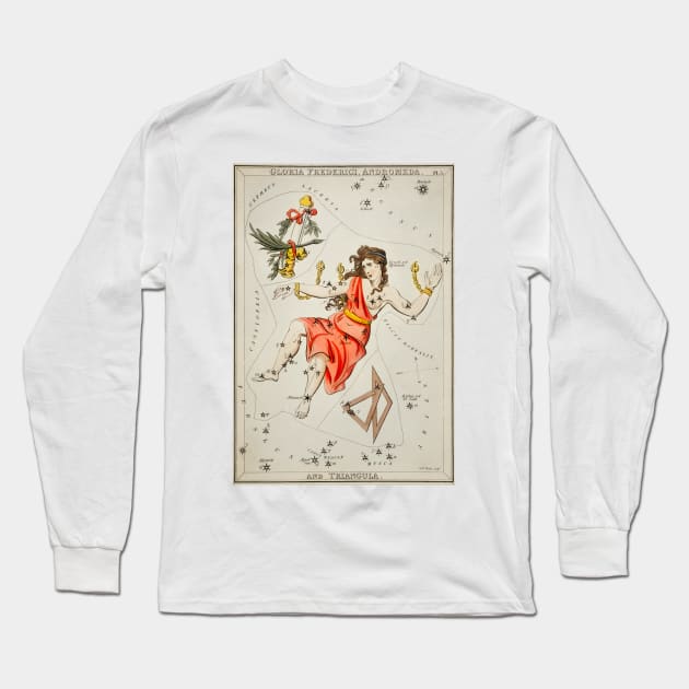 Andromeda Constellation Long Sleeve T-Shirt by Big Term Designs